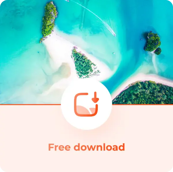 Downloading cleaned photo in HD from DewatermarkAI