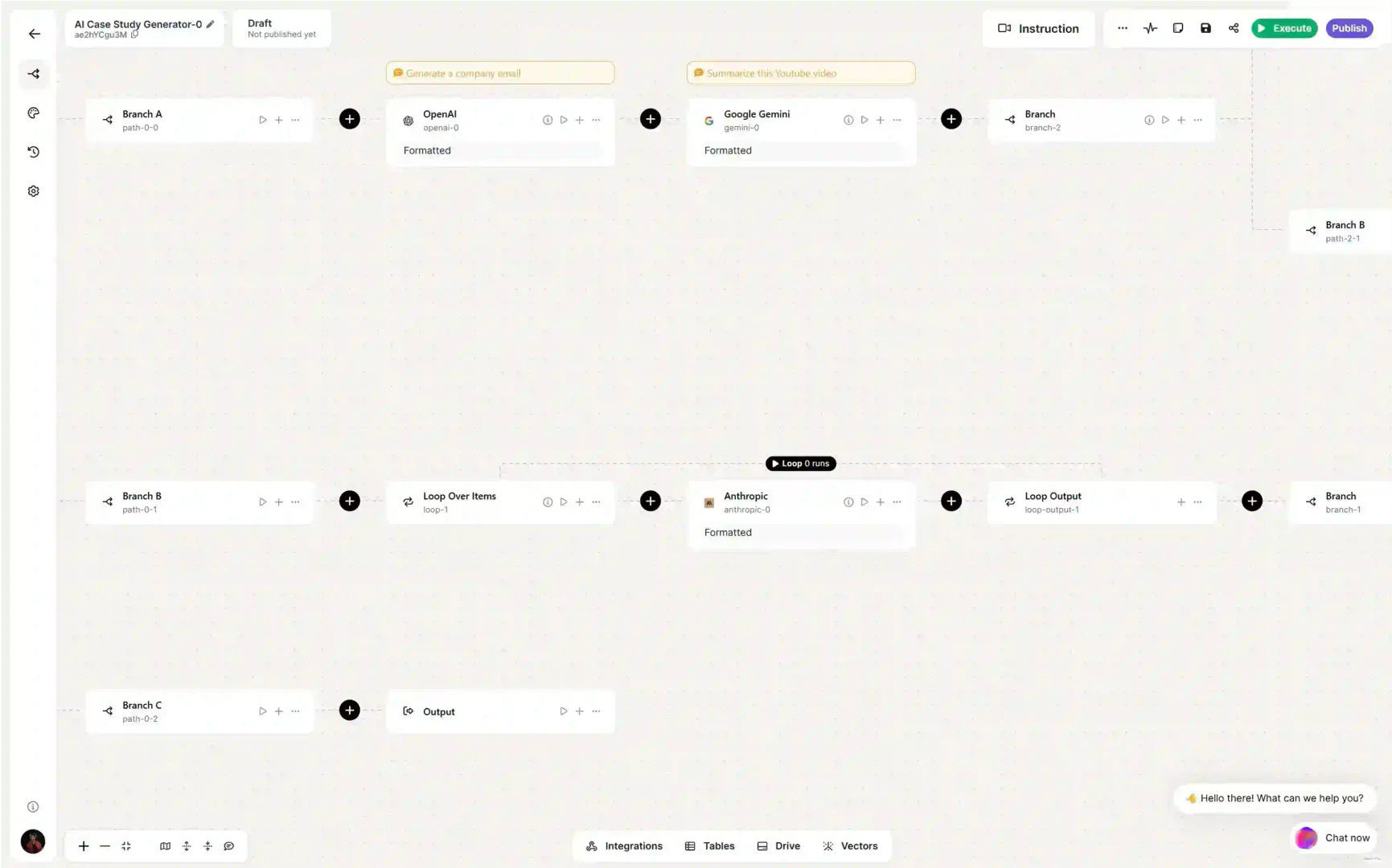 Diaflow product interface overview