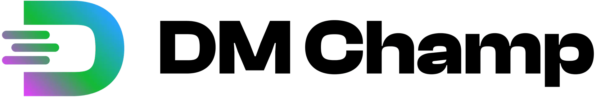 DM Champ product interface overview