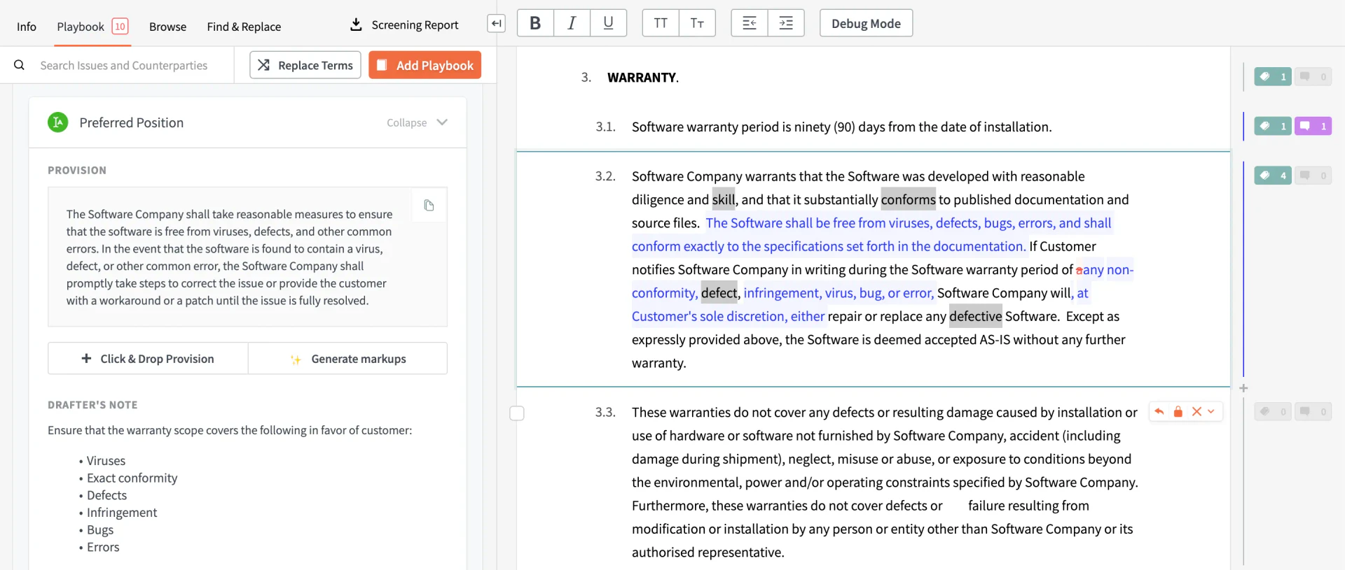 DocJuris main features overview