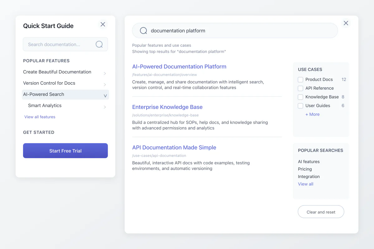 Docsie knowledge base overview