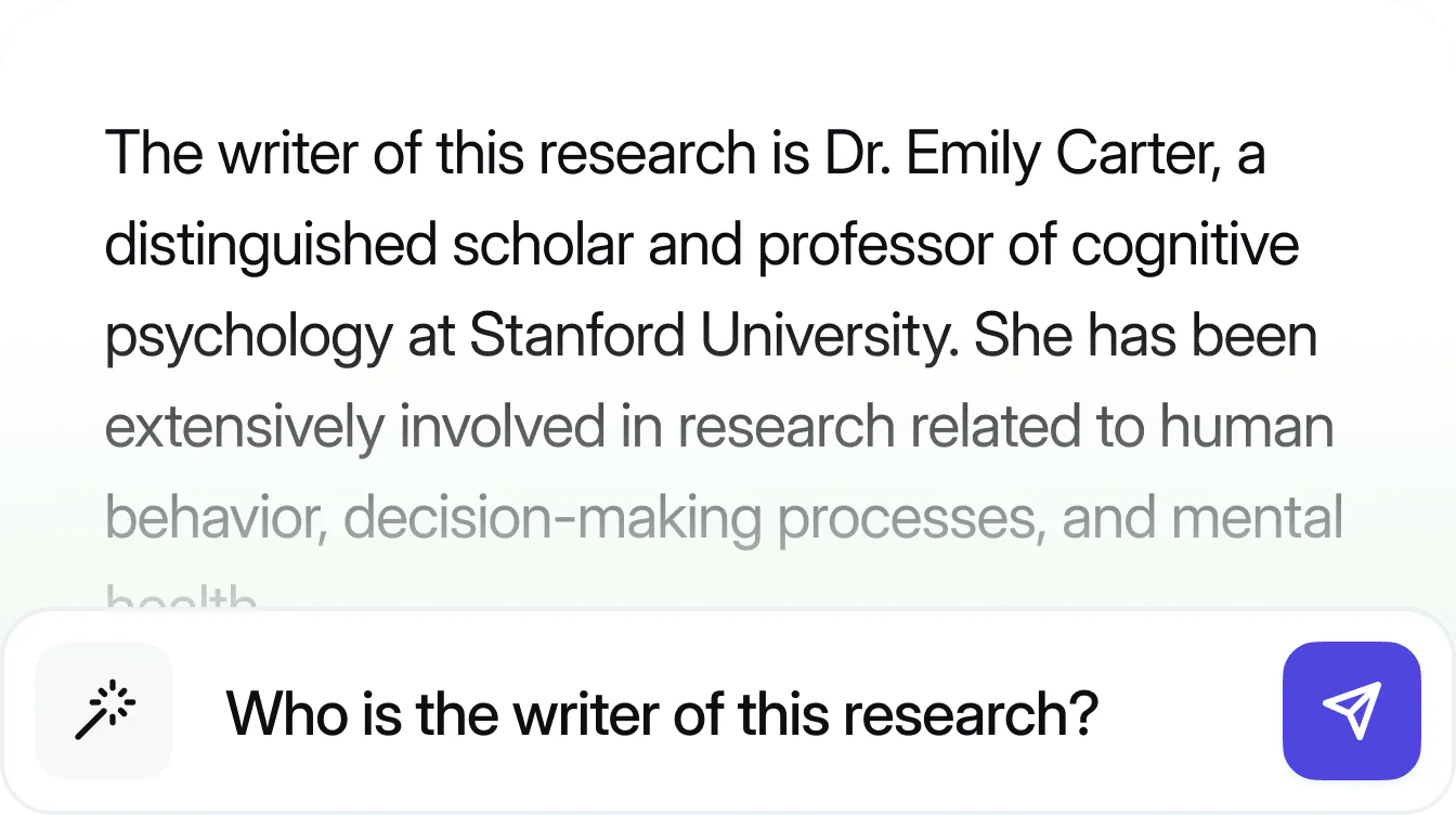 Documind chat interface for asking questions