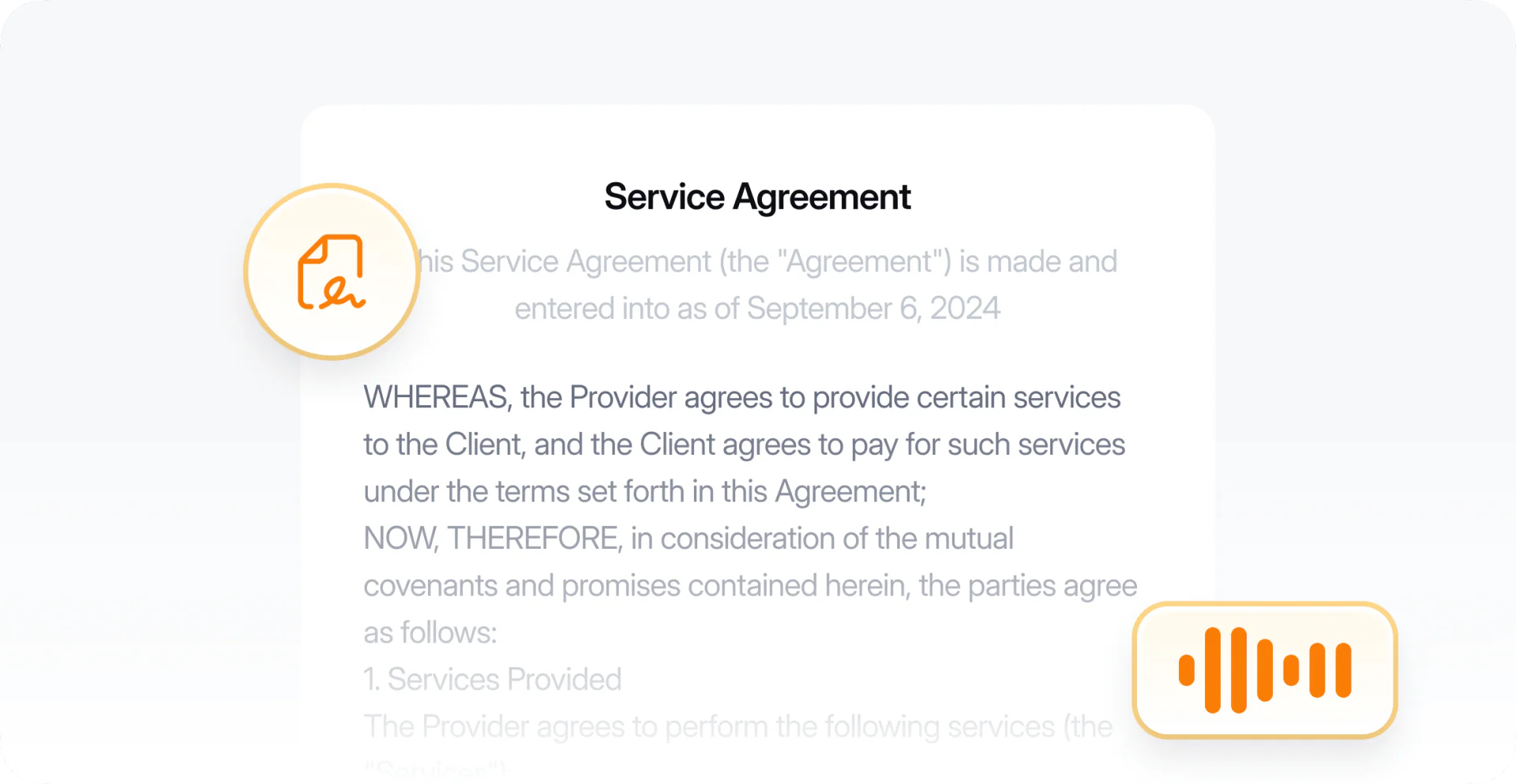 Documind use case with legal agreements