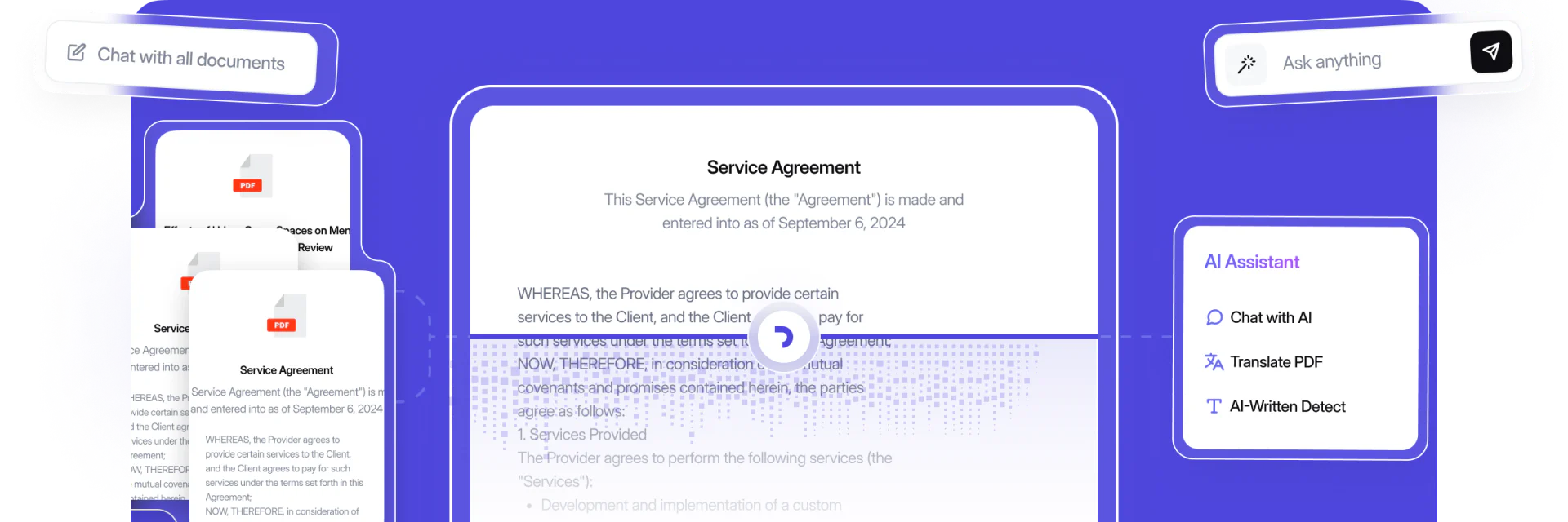 Documind product overview and interface