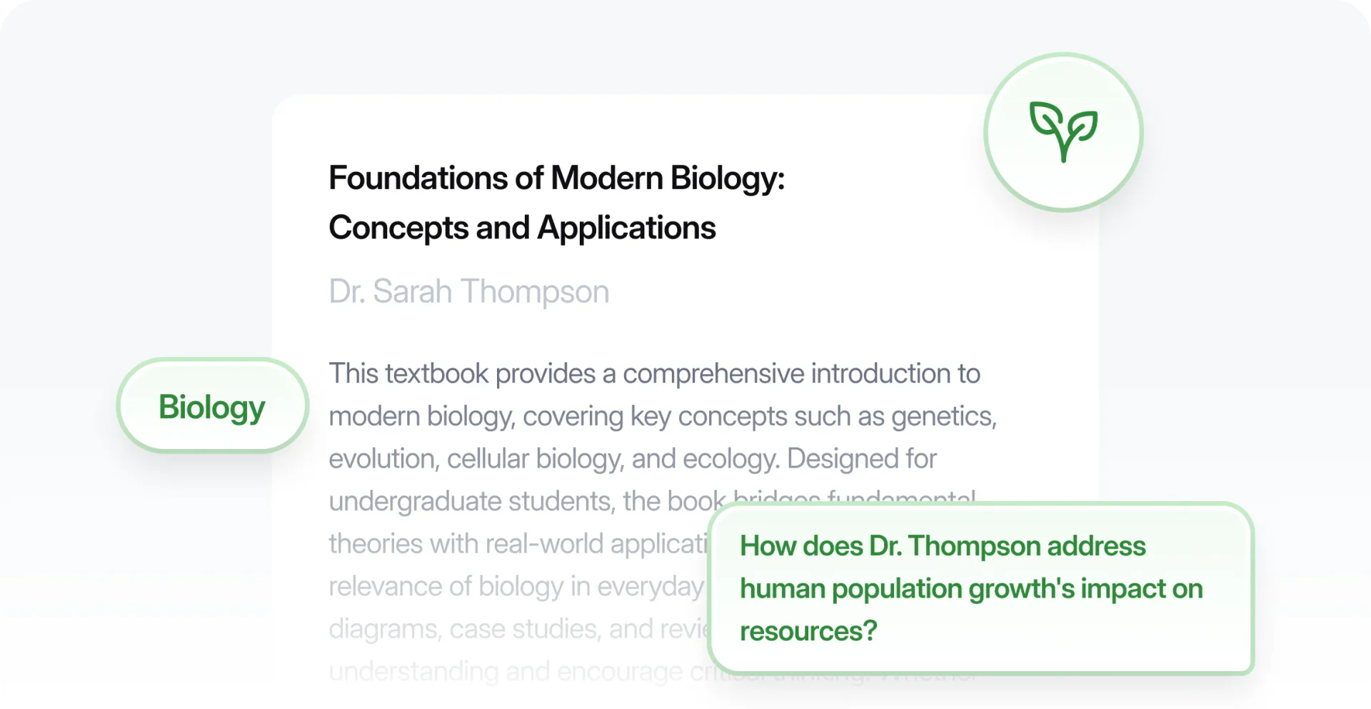 Documind user scenario with textbooks