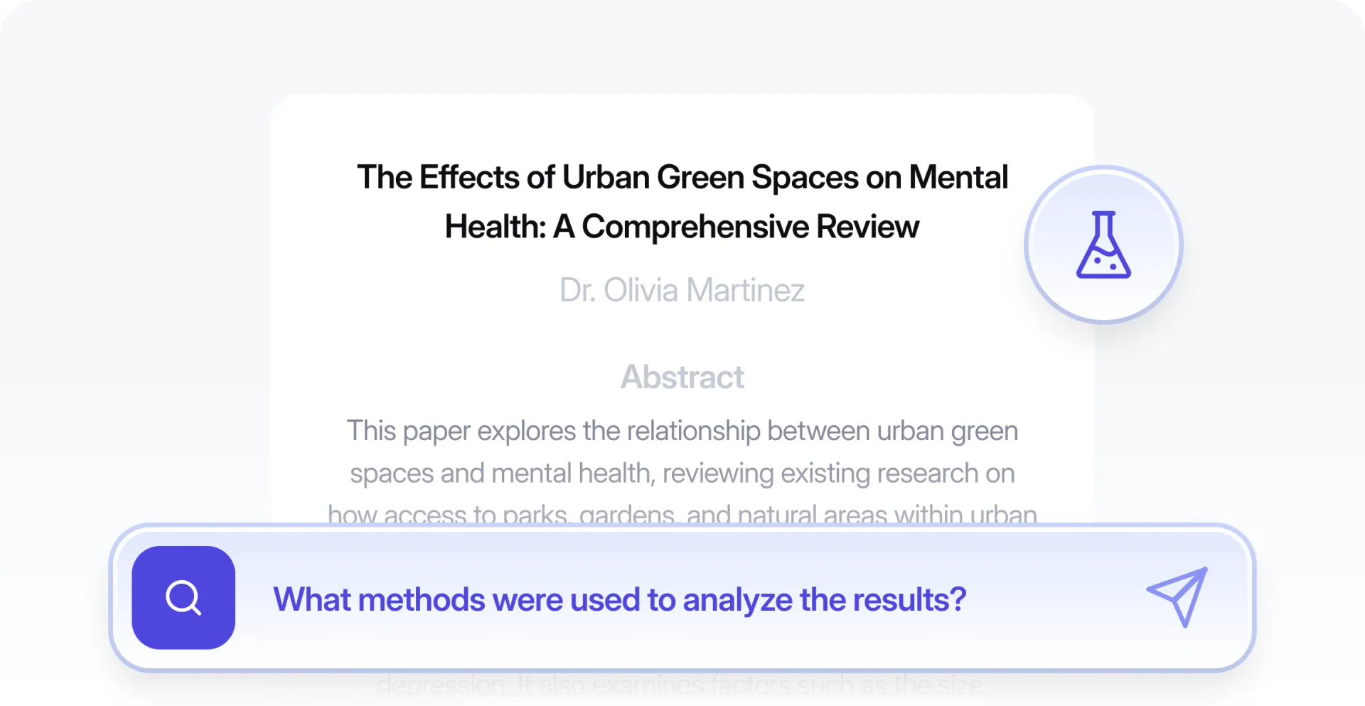 Documind user scenario with research papers