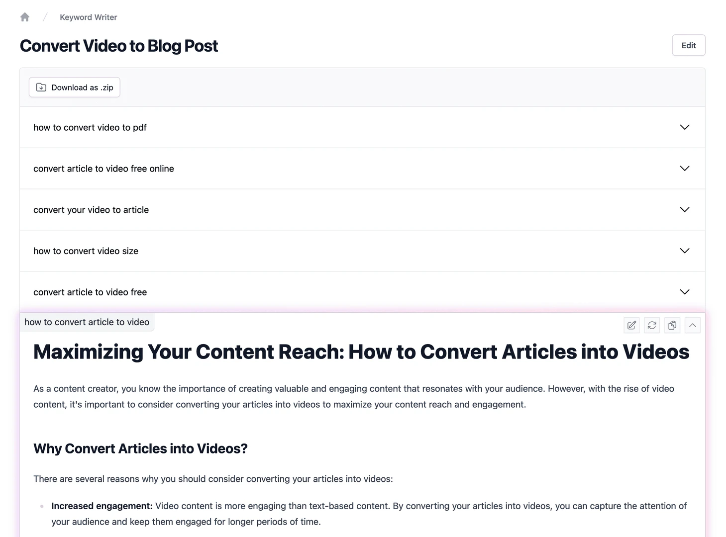 Drafthorse AI product overview