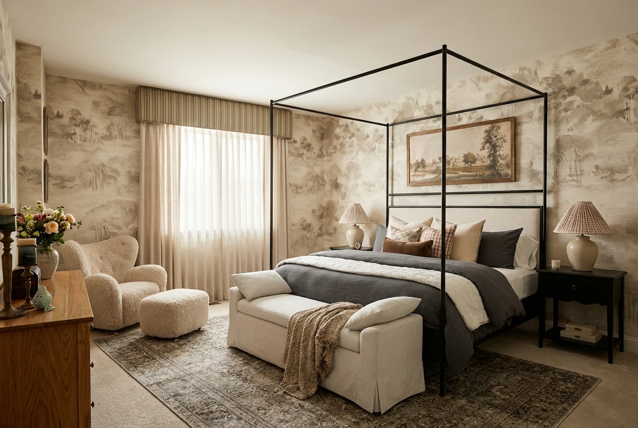 Dreamhouse Ai redesigned bedroom overview