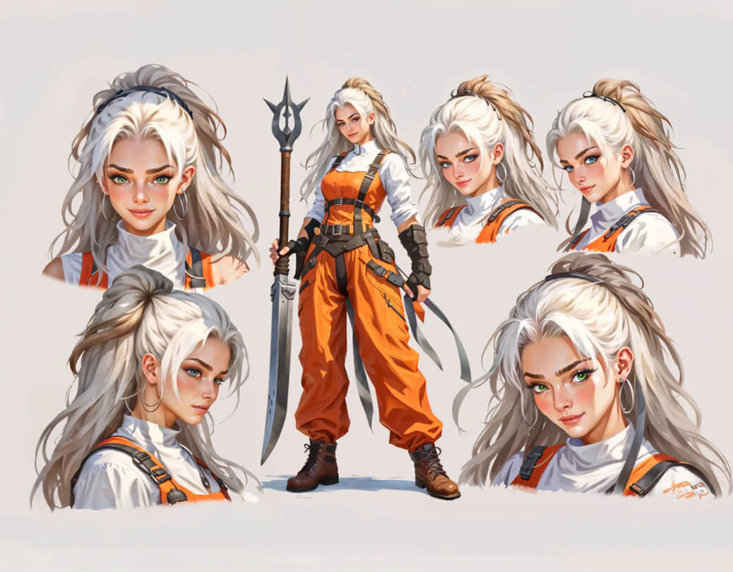 Dreamina user scenario for character design