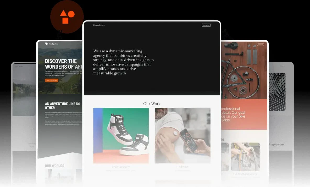 Durable website templates demonstration