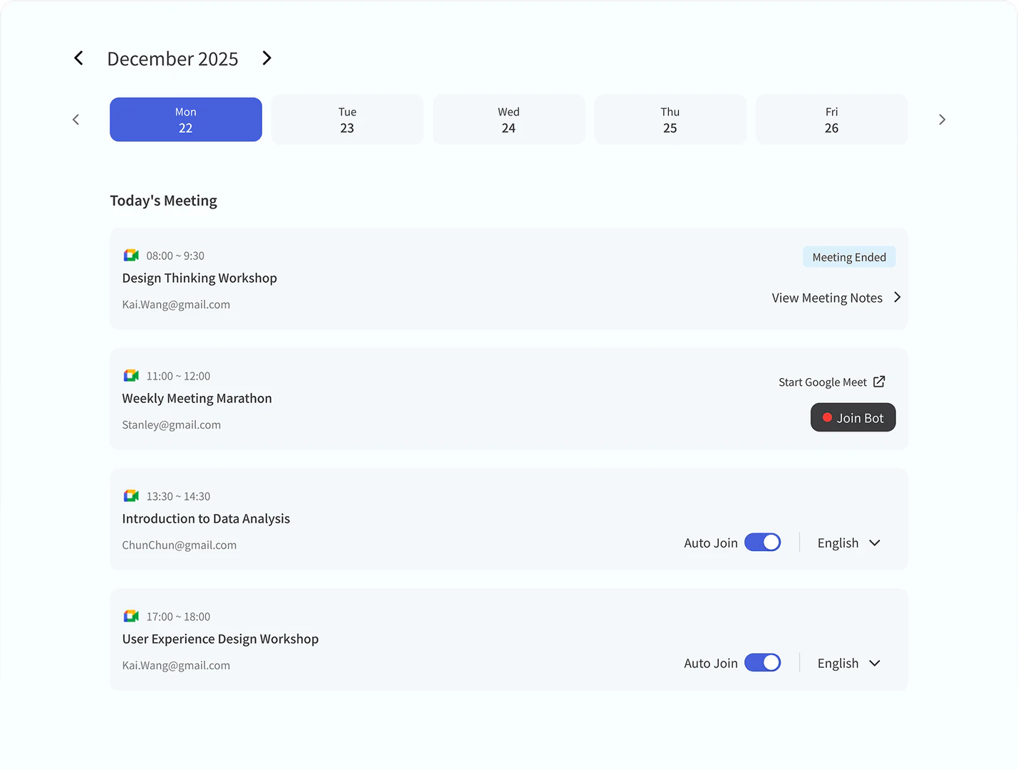 Meeting Ink use case example