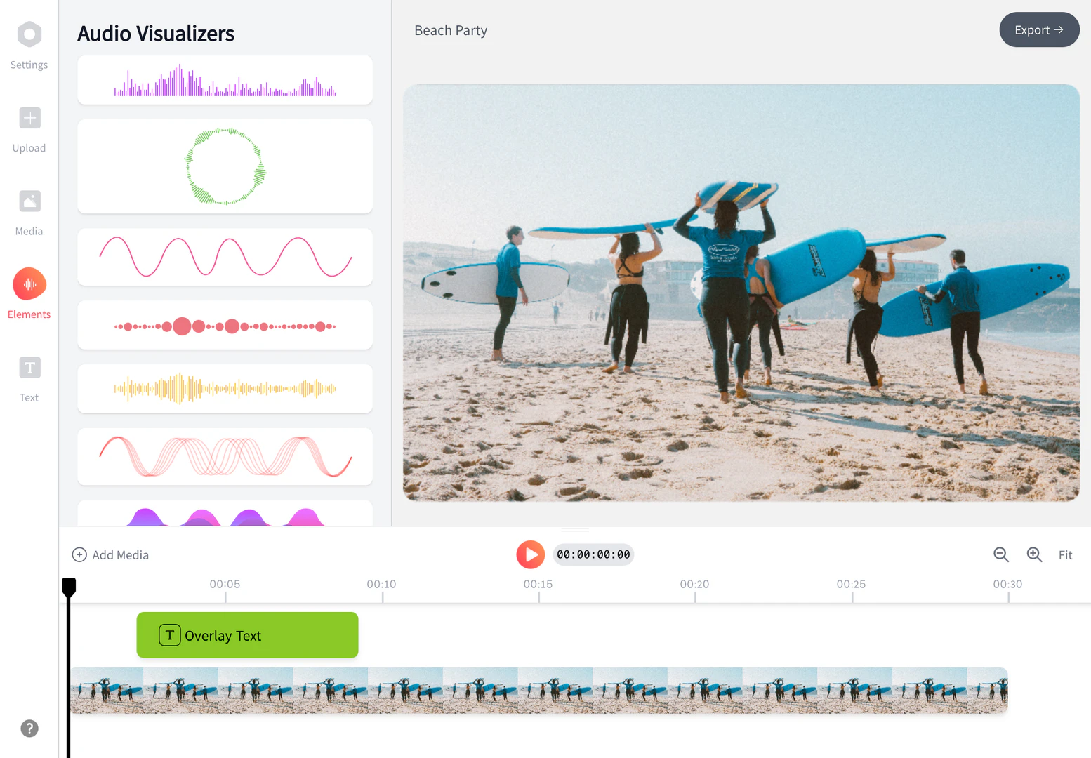 Echowave product interface overview