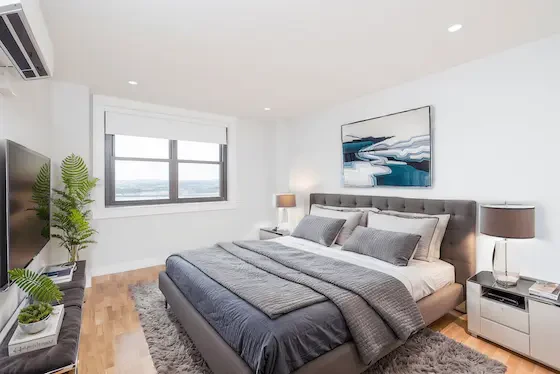 Before and after virtual staging using Edensign