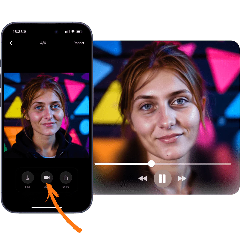 AI photo to video feature in Eltima