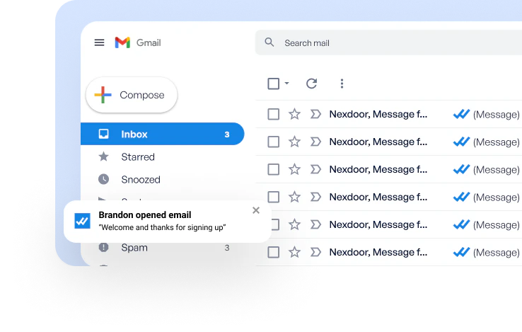 Email Tracker real-time notifications