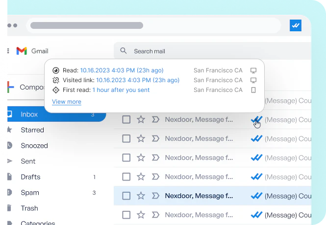 Email Tracker detailed insights