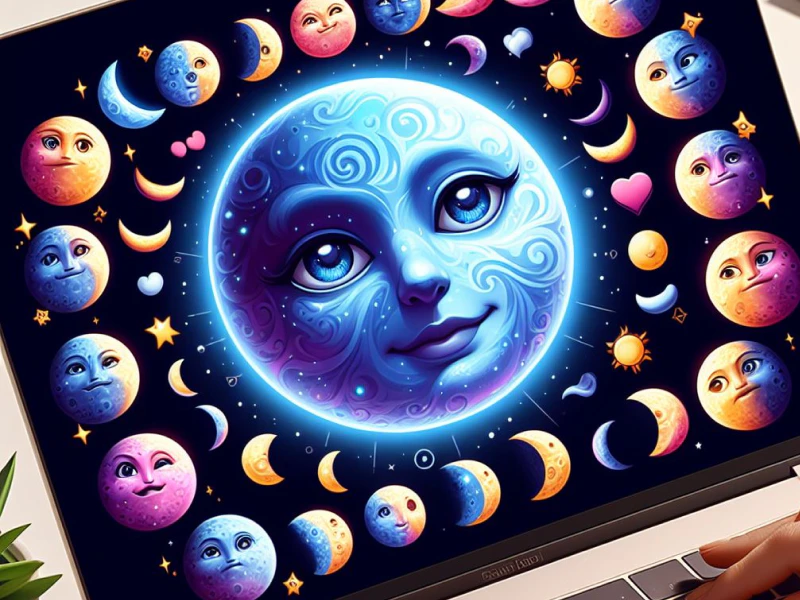 Emojiu moon phases emoji tool