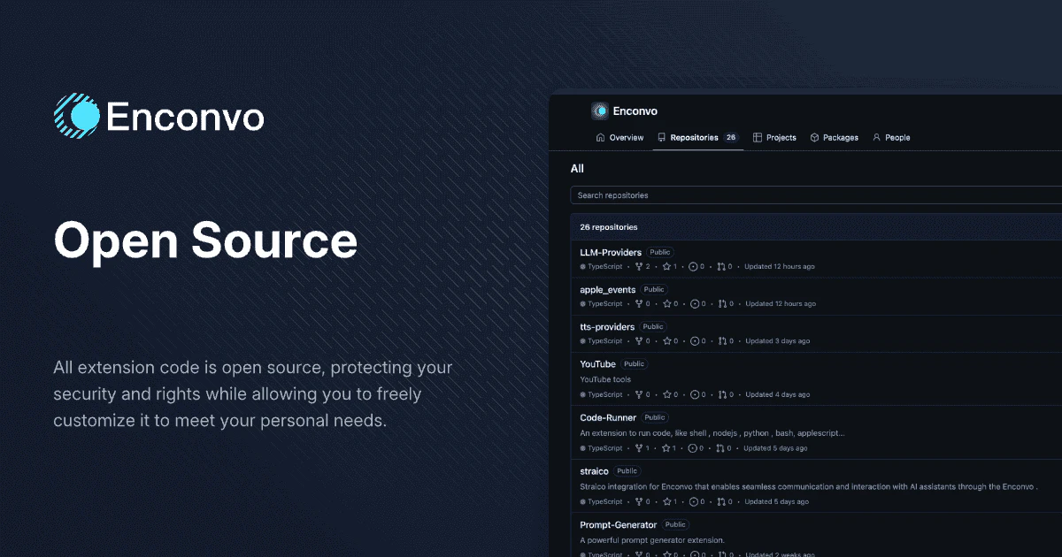 Enconvo application scenario example