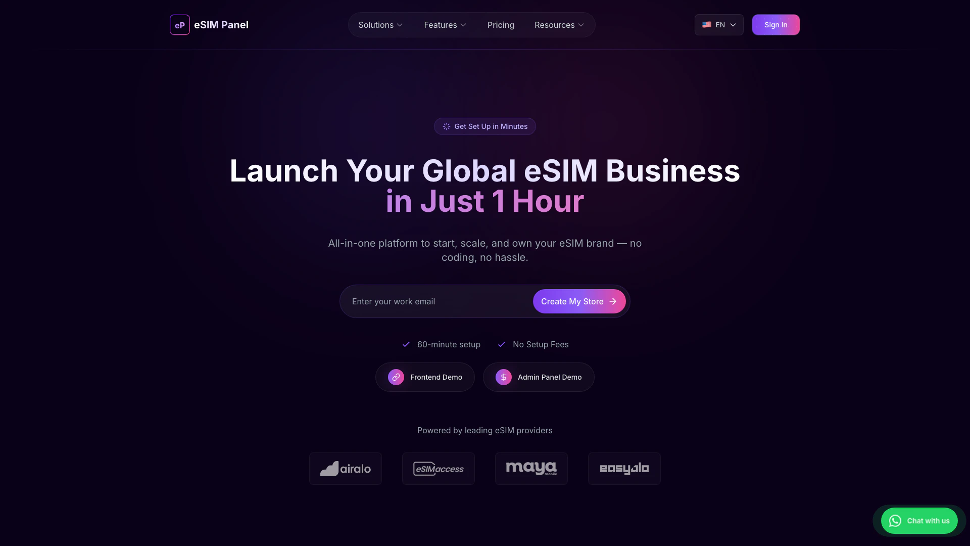 Esimpanel screenshot