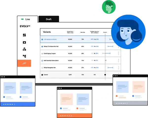 Evolv AI analytics interface