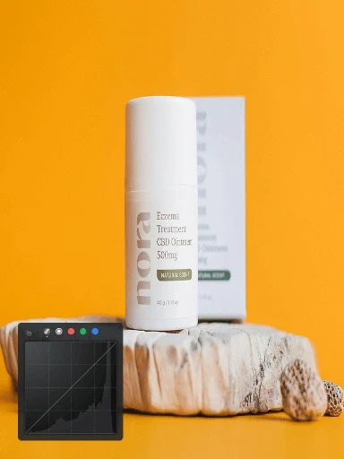 Evoto AI editing process example