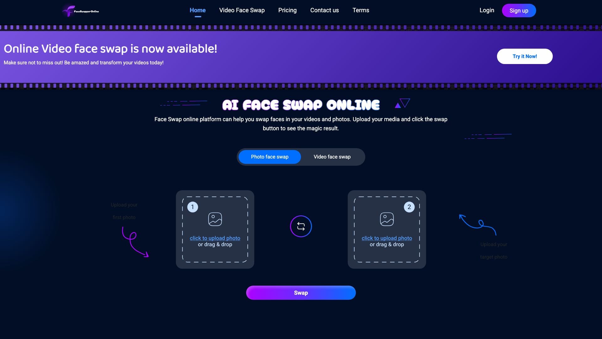 Face Swapper Online screenshot