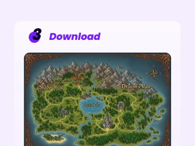 Fantasygen step 3: Generate and download map