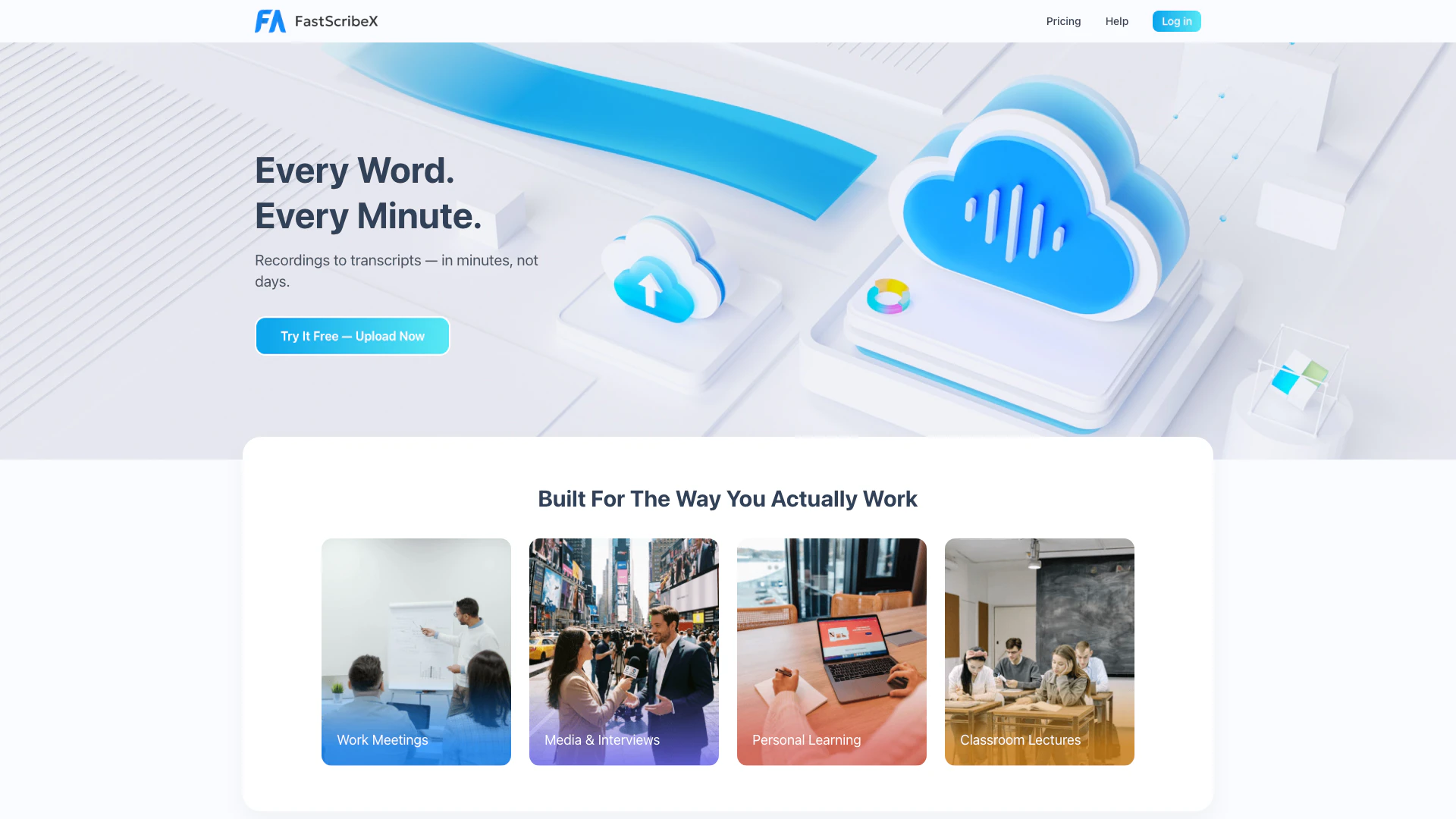 Fastscribex screenshot