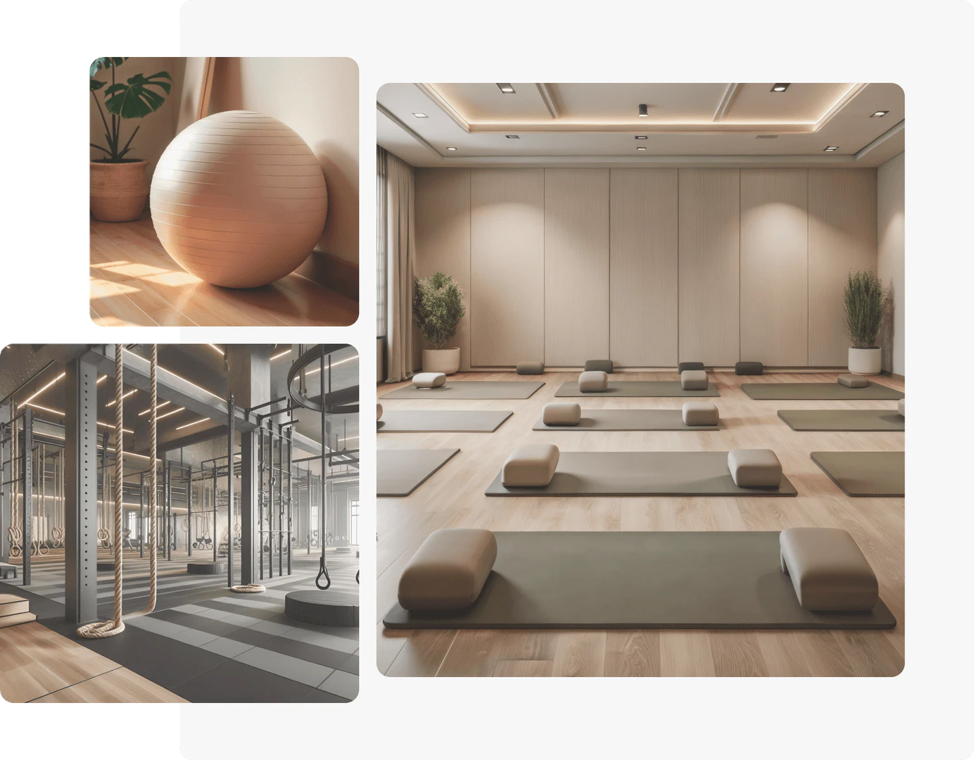 Feelup mobile application showcasing booking flexibility