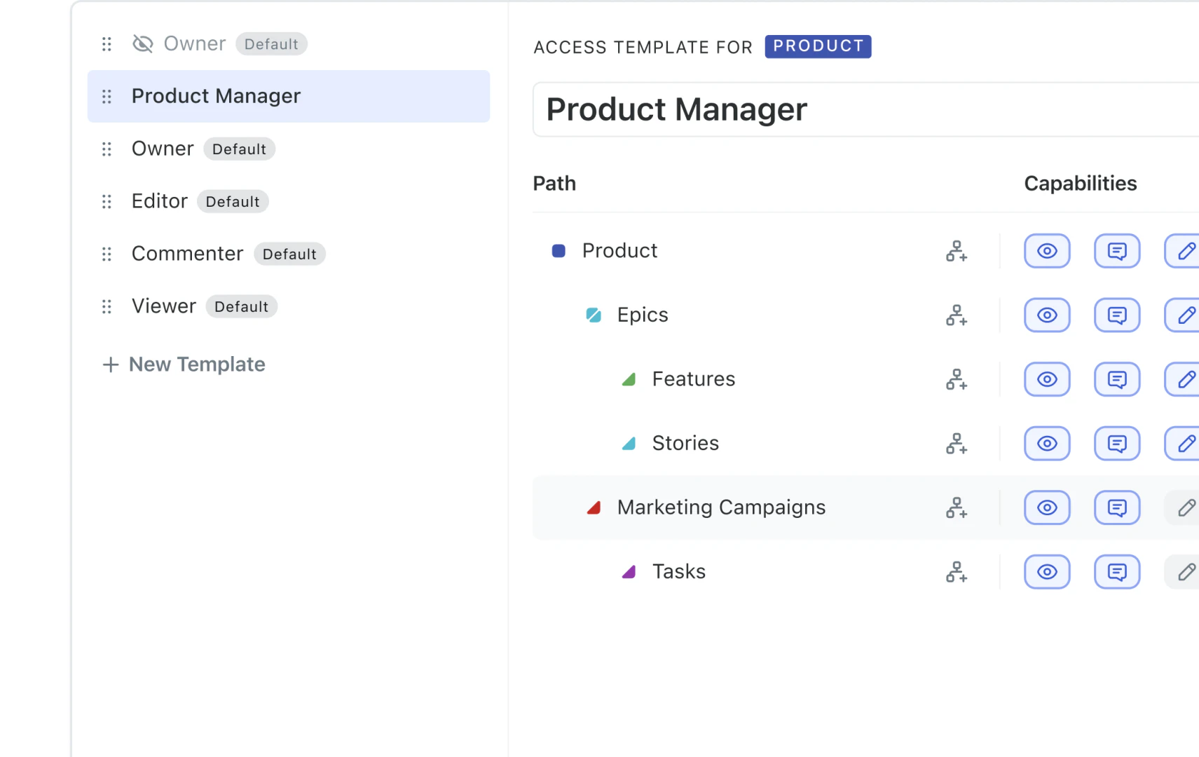 Fibery permissions setup for role-based access control