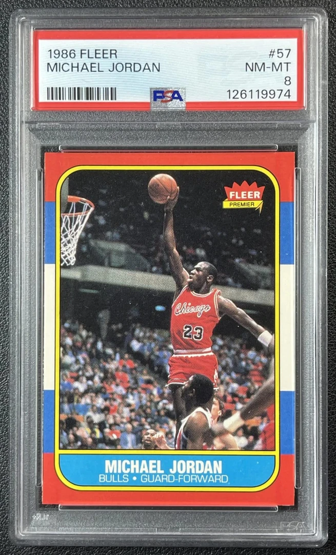 Figoca use case example with Michael Jordan rookie card