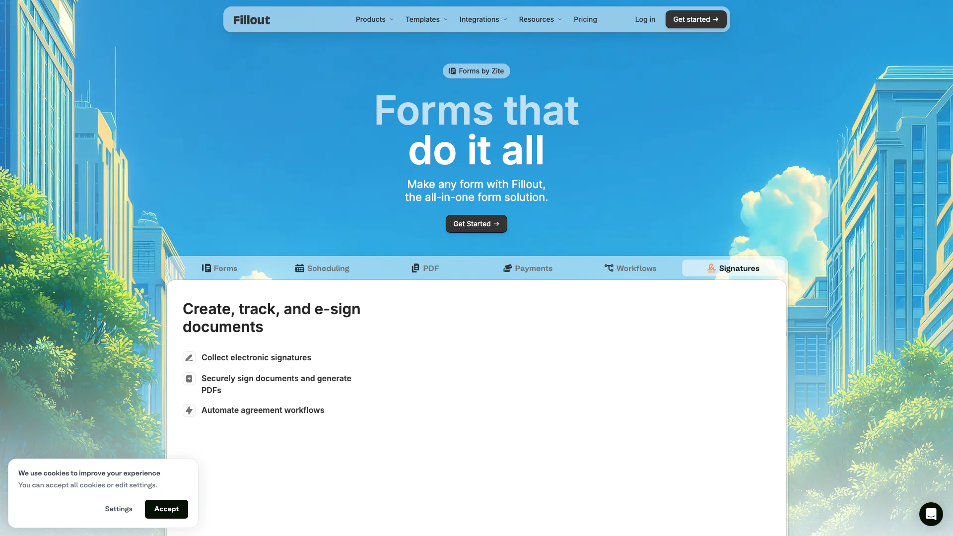 Fillout Com screenshot