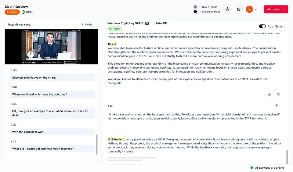 Final Round AI Interview CoPilot overview