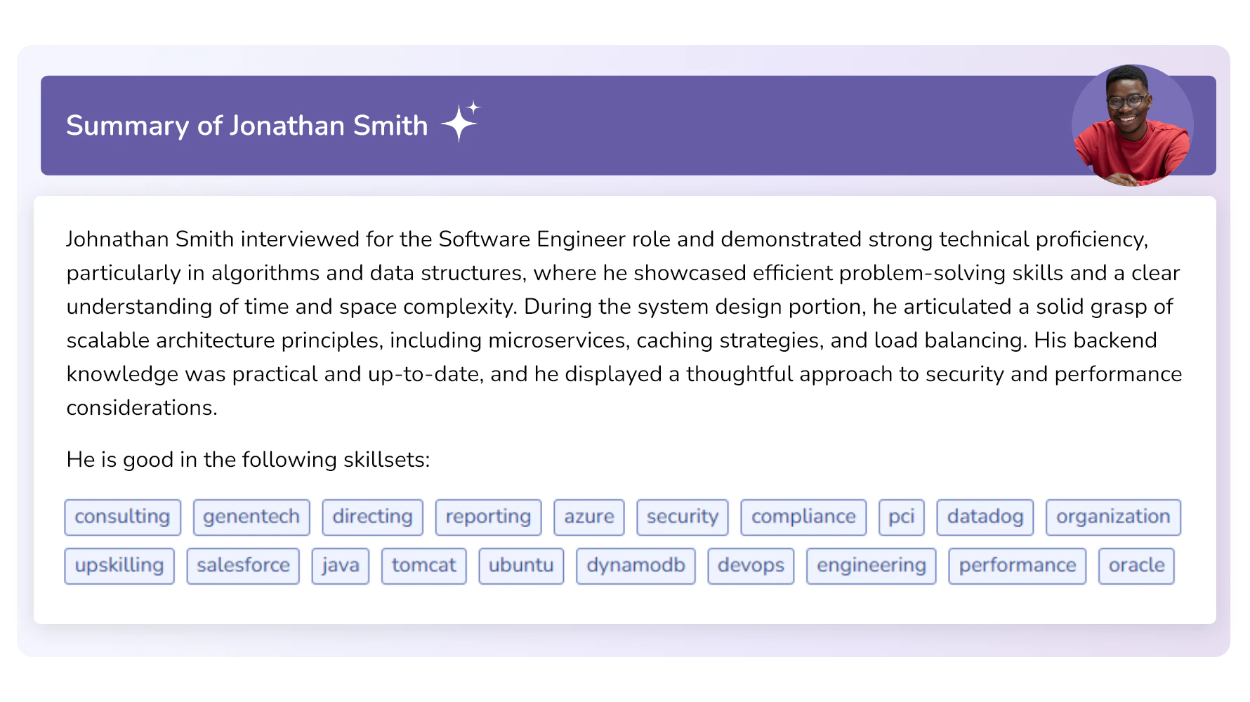 Flippedai candidate assessment feature demonstration