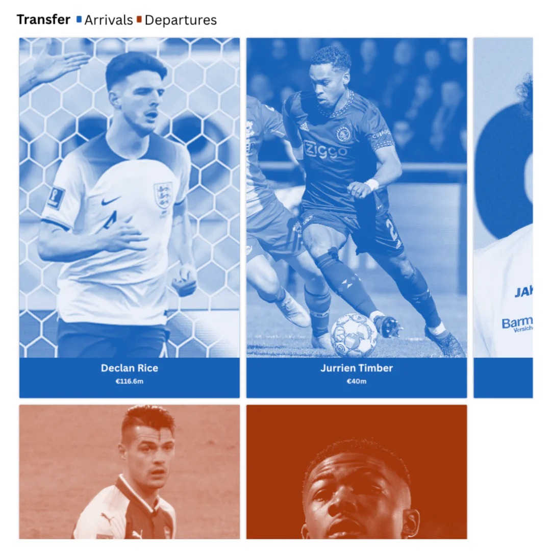 Flourish cards visualization user scenario