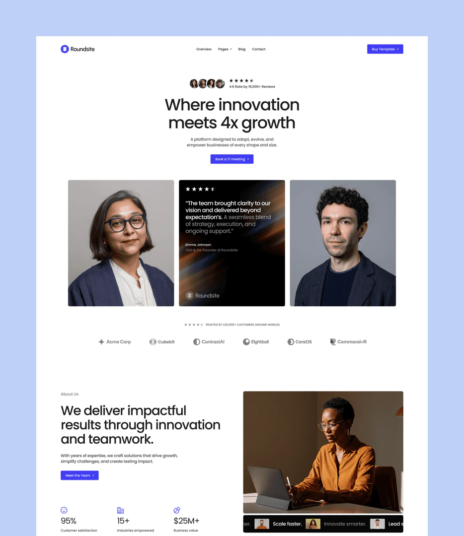 Flowcub template use case example