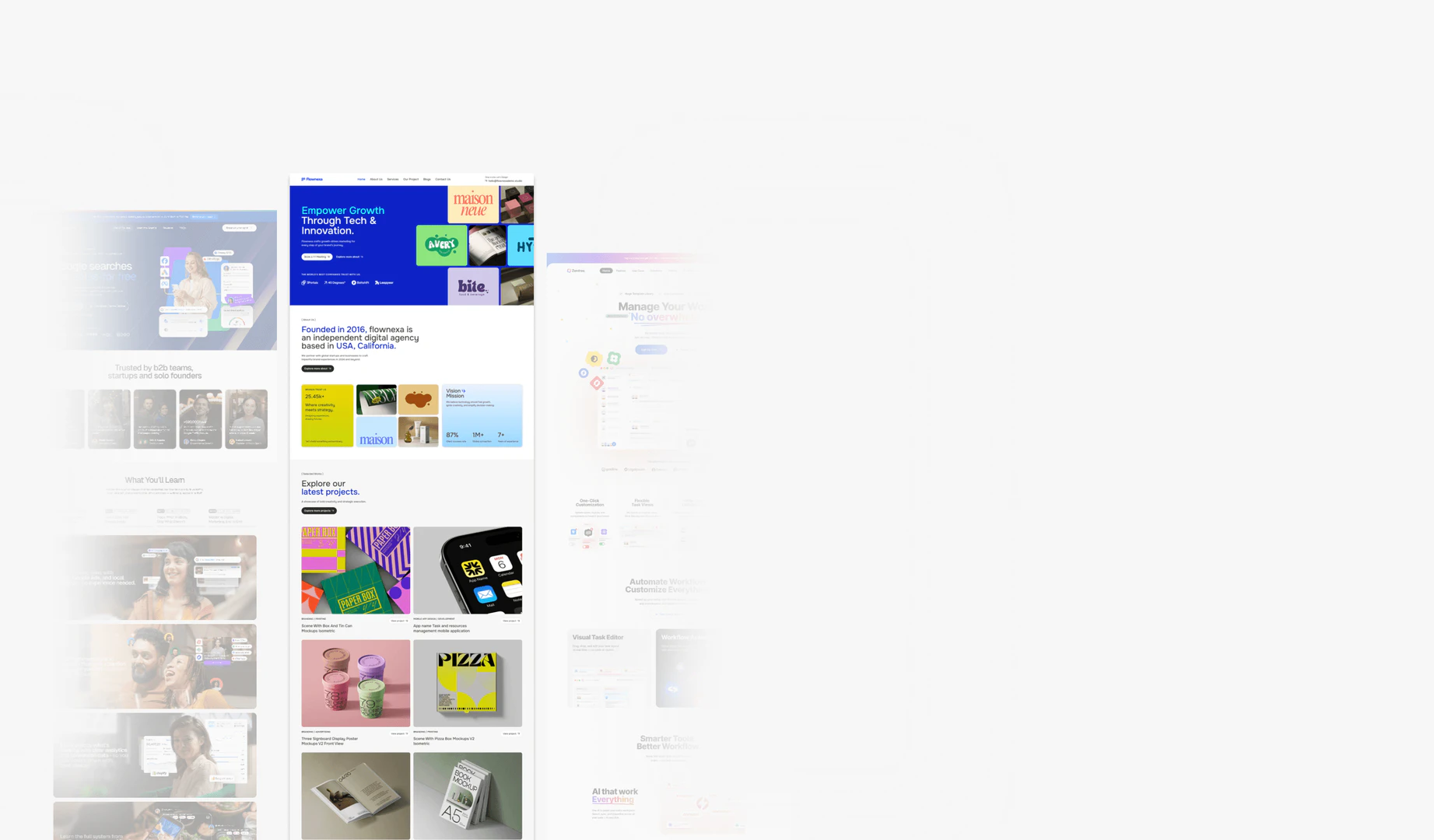 Flowcub user interface example