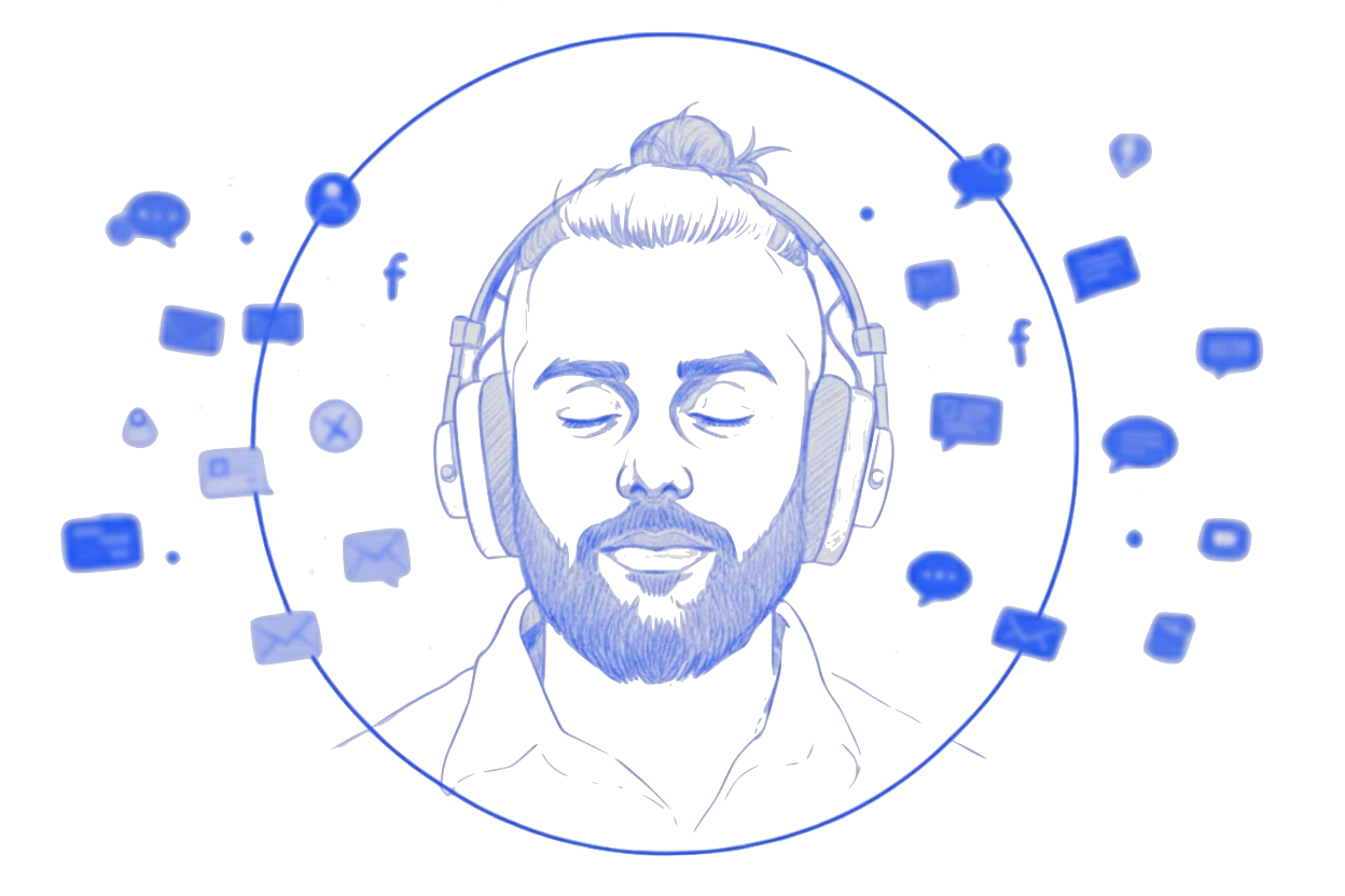 Flow State Radio product overview with creator immersed in focus