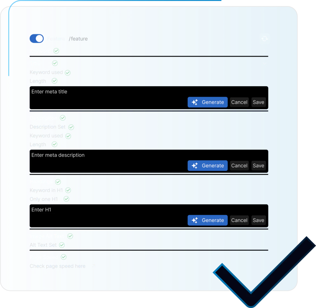 FluidSEO features overview