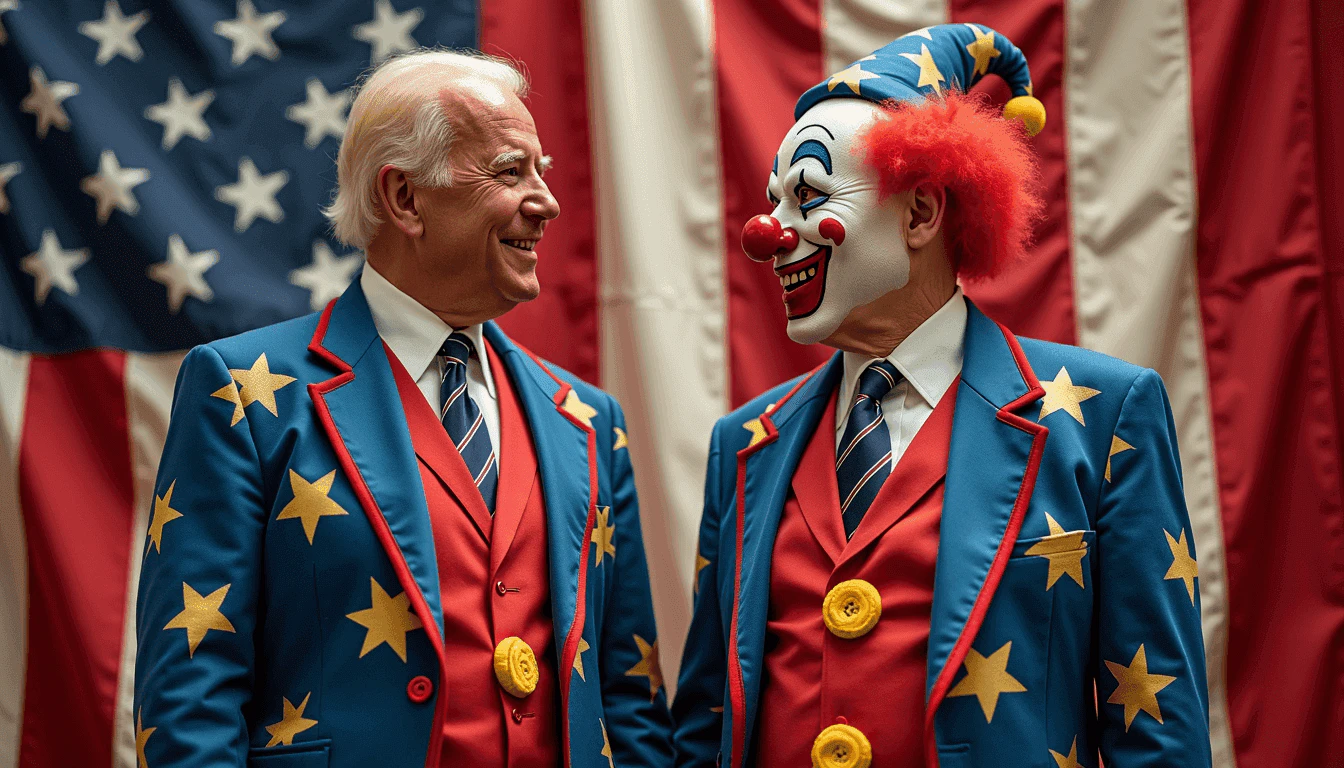 Flux Pro AI satirical style image demonstration