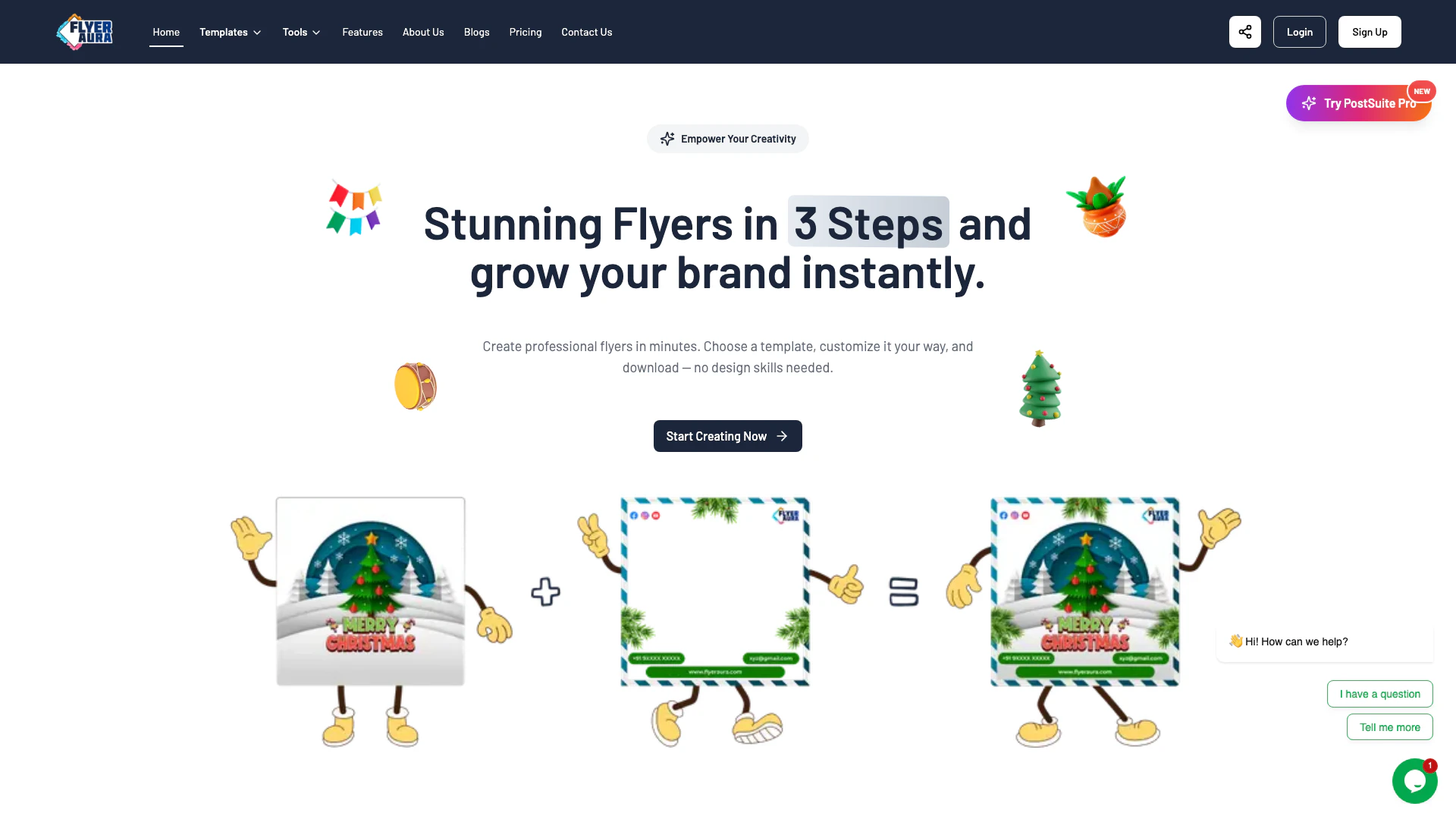Flyeraura screenshot