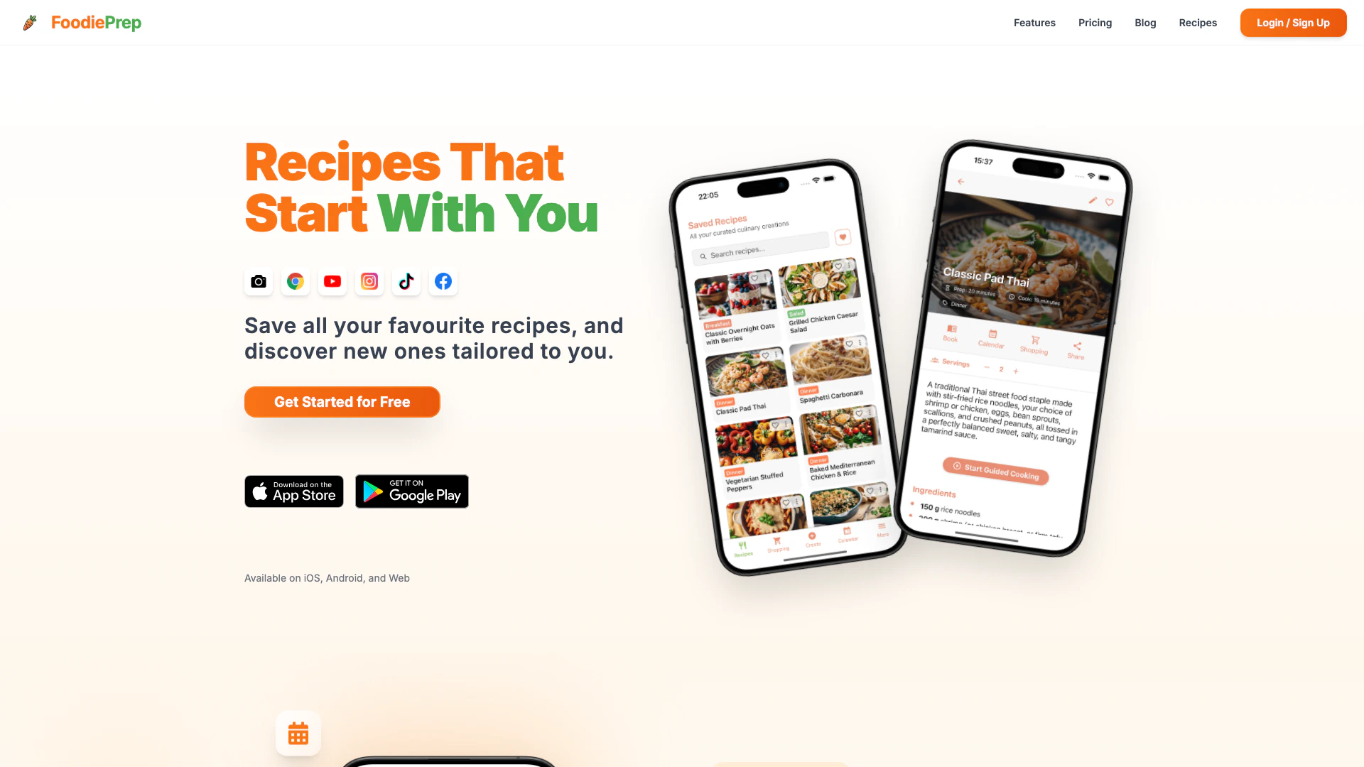 Foodieprepai screenshot