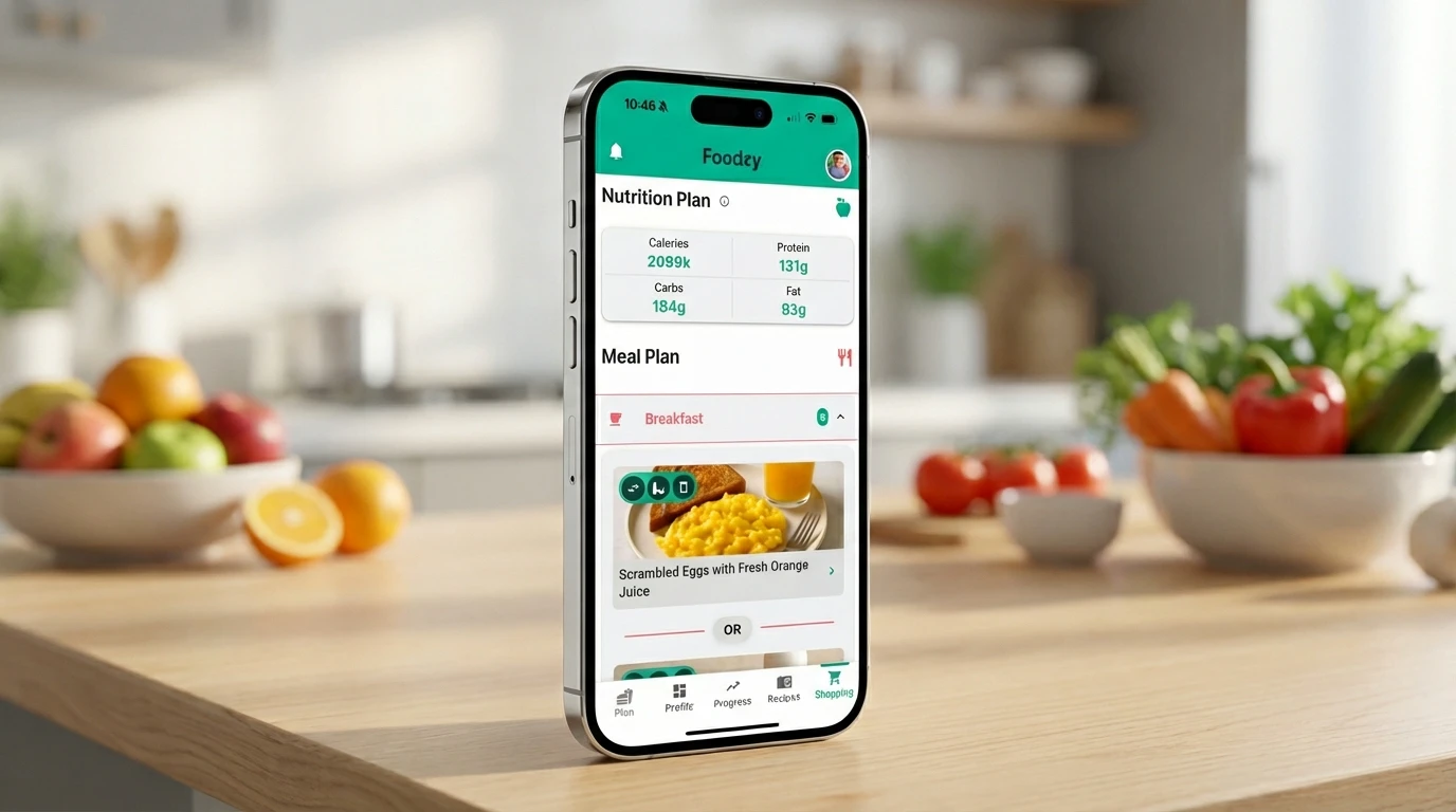Foodzycal client app features