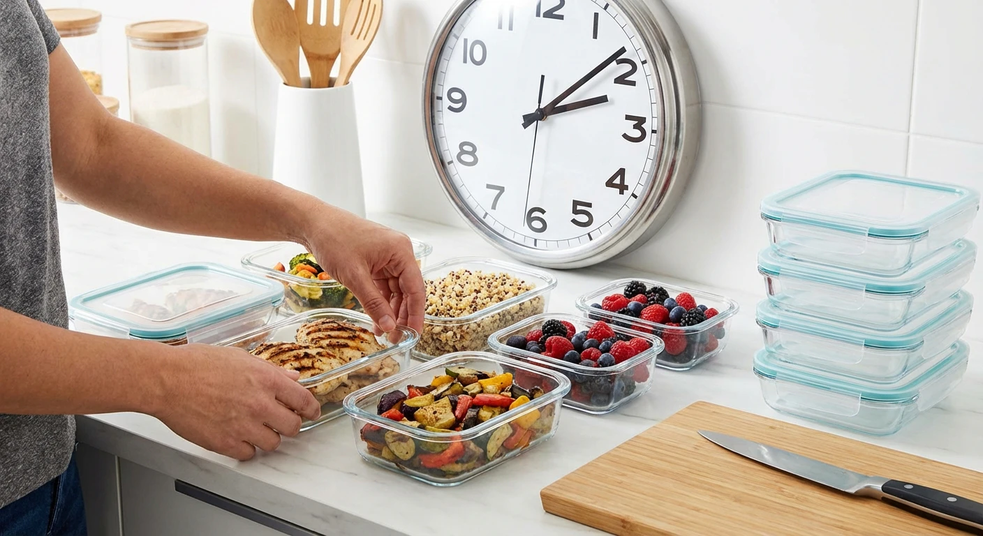 Forkfit meal preparation time interface