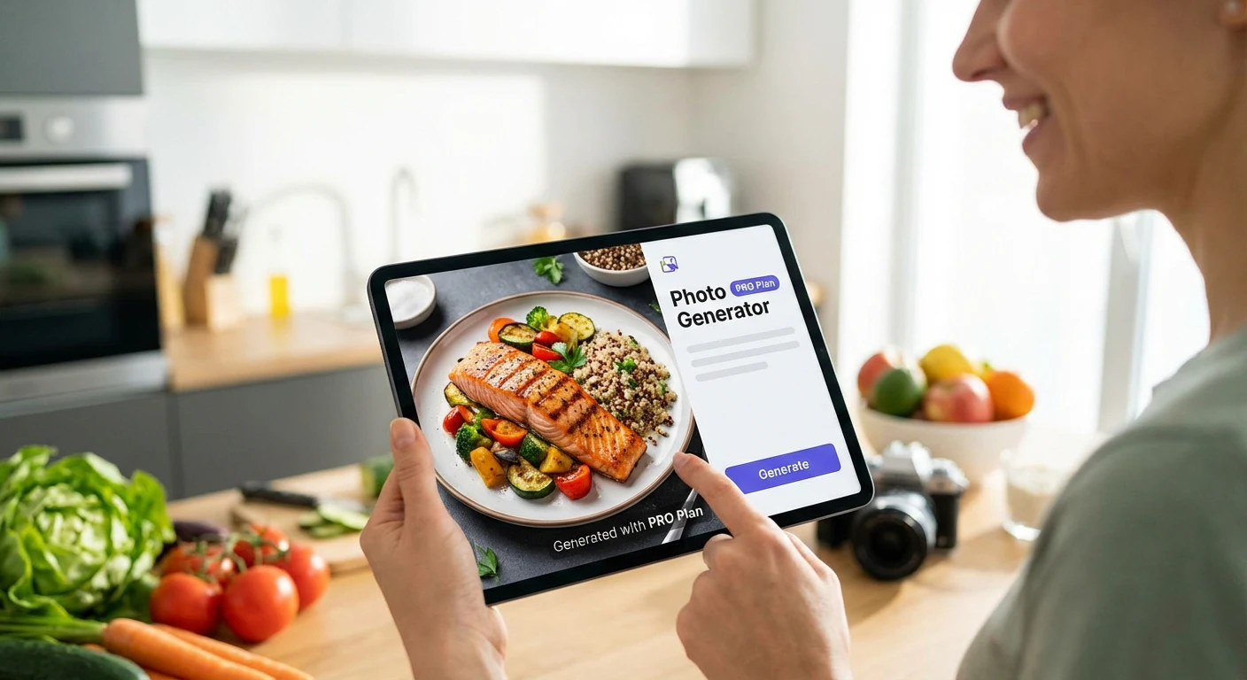 Forkfit photo generator feature