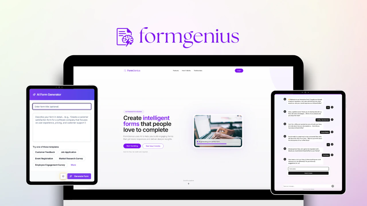 Formgeniusapp product overview