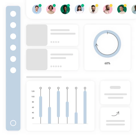 Free Blocks real application scenario showing meeting coordination