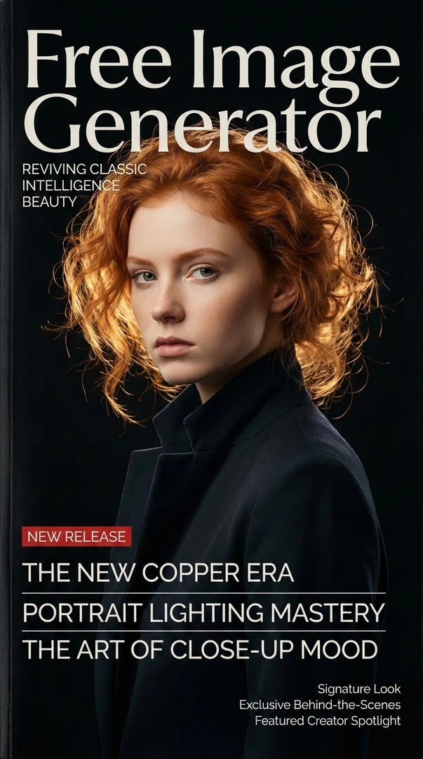 Freeimagegenerator user interface showcasing image generation