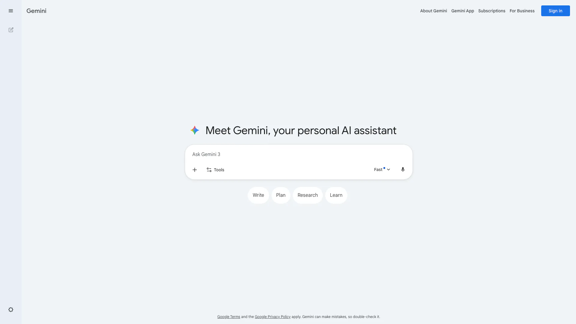 Gemini screenshot