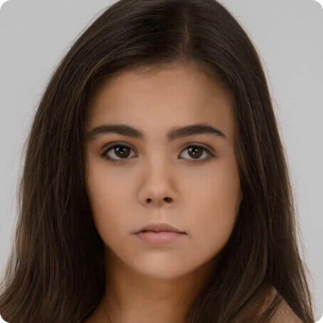 Generated face generator emotion selection